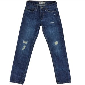 Levi's 502 Regular Taper Jeans Youth Boys Size 10 Blue 100% Cotton Denim